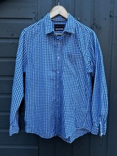 Red Herring blue and white checkered shirt  Size Medium Brand new without tags