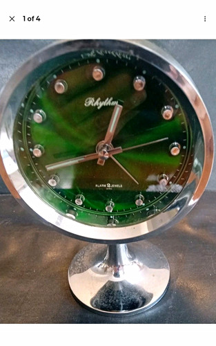 Rhythm green round analogue - green,