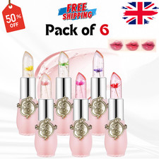 6 Packs Flower Jelly Lipstick
