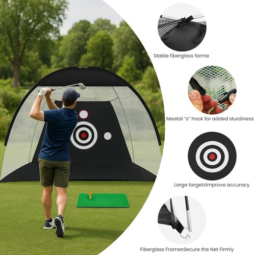 Golf net for hitting - for, practice