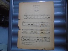 Vintage Zither Sheet Music Single Sheet Kletterrose Walzer Louis Raab Op 30