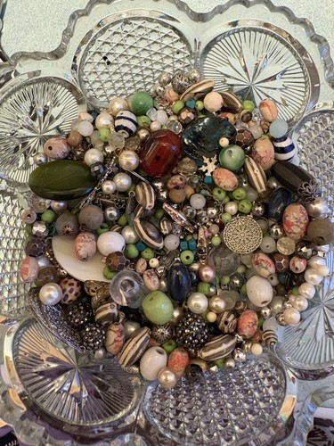 Reclaimed beads 749 gms - beads,