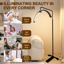 60W Half-moon Shaped Floor Fill Light LED Video Light Adjustable Brightness W1F7