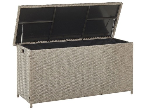 Storage box rattan taupe - box, pe
