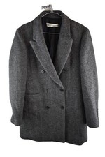 Zara grey long coat - grey,