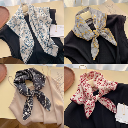 Women vintage floral square - vintage,