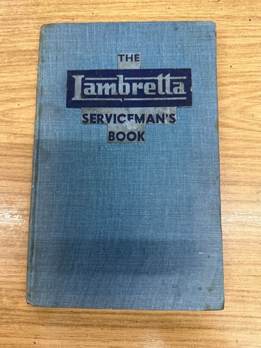 Lambretta serviceman book - lambretta, serviceman's