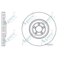 2x Brake Discs Vented For