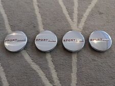 Volkswagen vw transporter T6 Sportline Centre Alloy Wheel Caps Genuine Chrome