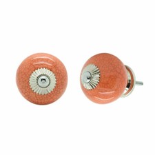 Round Orange Cupboard Door
