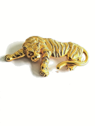 Vintage gold tone panther - 80's,
