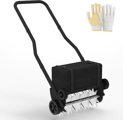 Lawn aerator with - aerator, weight