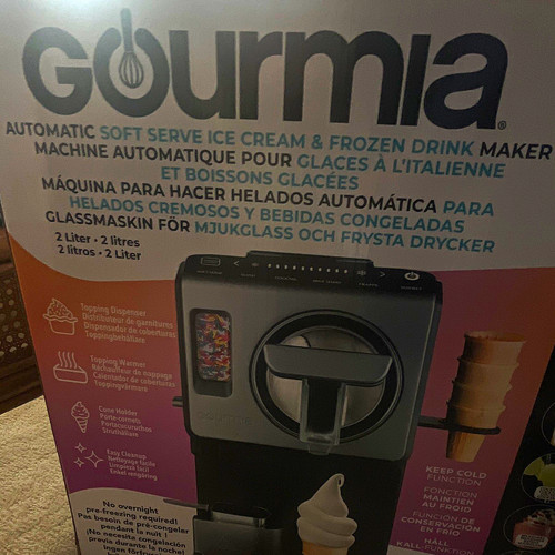 Gourmia automatic soft serve - gourmia,