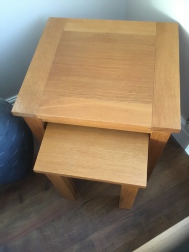 Solid oak unit - tv, and