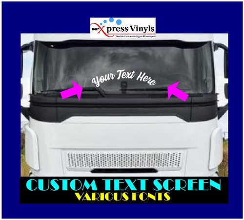 Cutom words truck - words,
