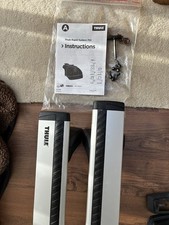 Thule Wing Bar 761 Roof Bars Aluminum Plus 753 Footpack Excellent Condition