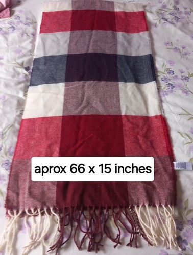 Marks and spencer scarf red - and,