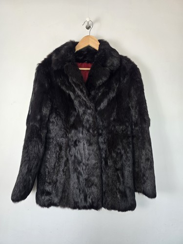 Vintage dark brown - coney, fur