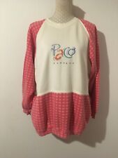 vintage retro 90's paco jumper sweater embroidered logo on front size L/XL 14/16