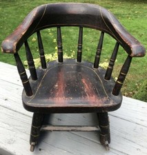 Antique Windsor Rocking Chair