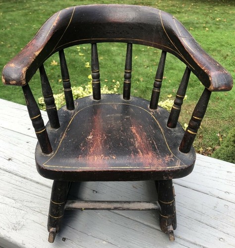 Antique windsor rocking chair - antique,