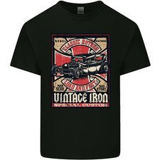 Classic Hotrod Vintage Iron Hot Rod Dragster Mens Light Cotton T-Shirt