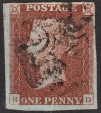 1841 bs7b sg8 red brown - 1d,
