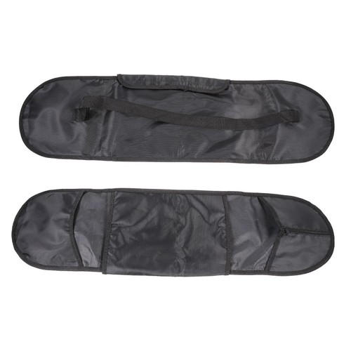 Black longboard backpack - black,