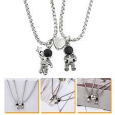  2 Pcs Magnet Couple Necklace