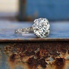 Art Deco Style 3.0Ct Round Lab