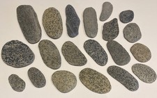 20 Flat Beach Pebbles Sea