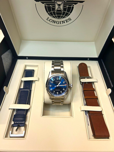 Longines spirit 40mm blue - spirit,