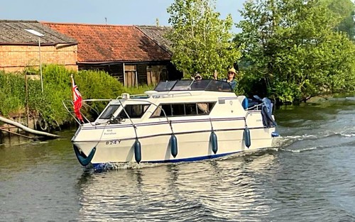 Viking river cruiser with - river,