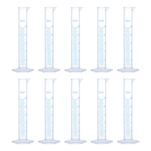 Plastic graduated cylinder - plastic,