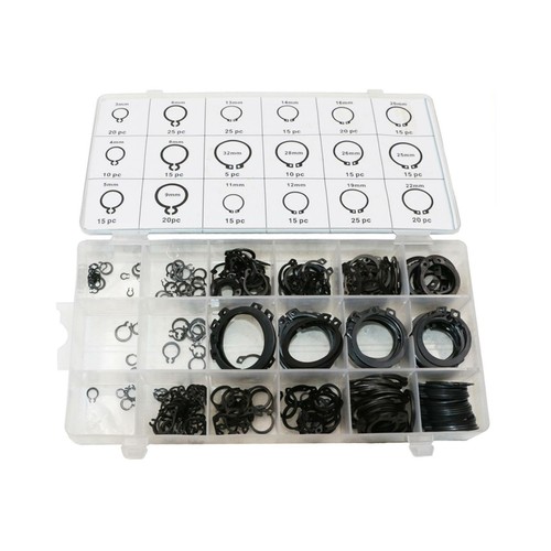 Circlip set external retaining - external,