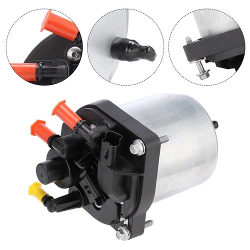 Fuel filter housing with - housing,