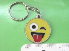 SMILEY FACE - keychain , key chain GIFT BOXED