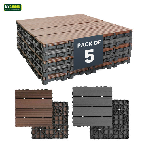 Interlocking decking tiles - interlocking,