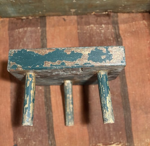 Antique milking stool - milking, w