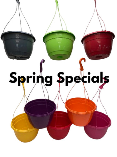 27cm plastic hanging - 6l,