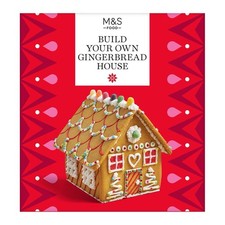 M&S Build Your Own Gingerbread House Kit – Christmas Baking Set
