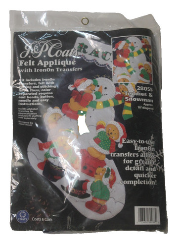Coats felt applique kit - &,