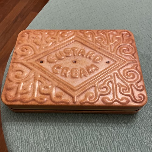 Custard cream themed storage - custard,