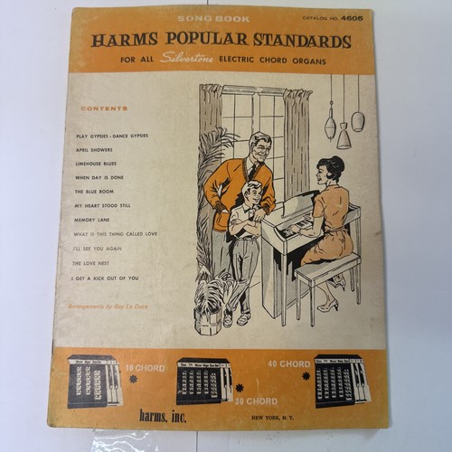 Vtg song book harms - song,