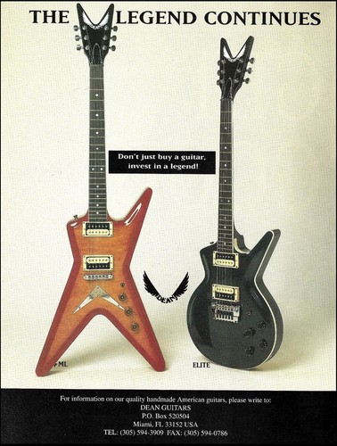 Dean elite guitar models - dean,