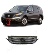 NEW FOR HONDA CR-V 2012 - 2014 FRONT CENTER GRILLE CHROME TRIM NO BADGE