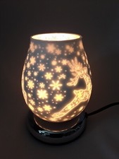 3D Touch Lamp Oil Wax Melt Fragrance Burner with Lovely Pattern
