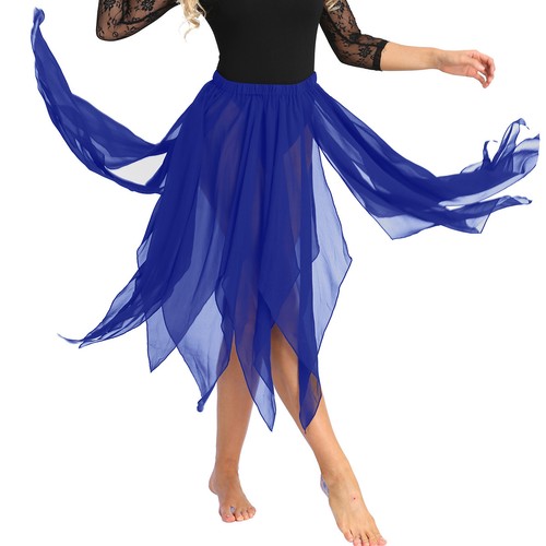 Womens girls chiffon low - chiffon, hi-low