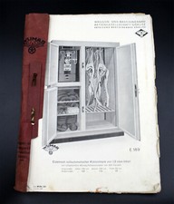 Old goods catalogue Wumag Görlitz around 1930 butcher, advertisement