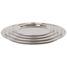Round Stainless Steel Serving